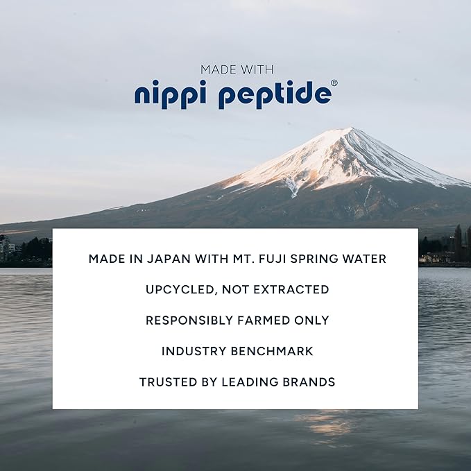 Hydrolyzed Marine Collagen Peptides - Made with Nippi Peptide® from Japan 10g Type I Collagen Per Serving Supports Skin Hair Joint and Bone Health Lab Tested - 15 Stick Packs