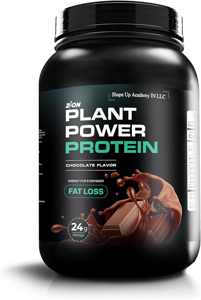 Zion 100% Plant Based Protein Powder Chocolate Fudge Ice Cream Protein 1 Pound High Impact 100% Pure Plant Protein by McDuffie 5 Zion Perfect for for Muscle Recovery &amp Strength 1 Pound Protei