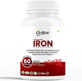 Iron Bisglycinate 180mg – High Potency Iron Supplement for Red Blood Cell Production Iron Deficiency &amp Energy Support – Gentle on Stomach Non-GMO Gluten Free 60 Veg Capsules