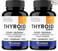 Sandhu's Thyroid Support with Selenium Zinc Iodine L Tyrosine Ashwagandha | Pure Health Supplement for Women &amp Men | 70 Count (Pack of 2) 70 Days Supply