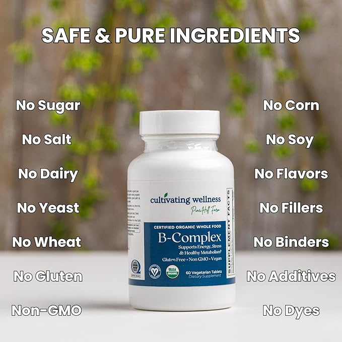 Organic Vitamin B-Complex- Whole Food