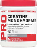 GNC Pro Performance Creatine Monohydrate Powder for Women &amp Men 5g Creatine Per Serving Muscle Building Energy Production Endurance Performance 50 Servings