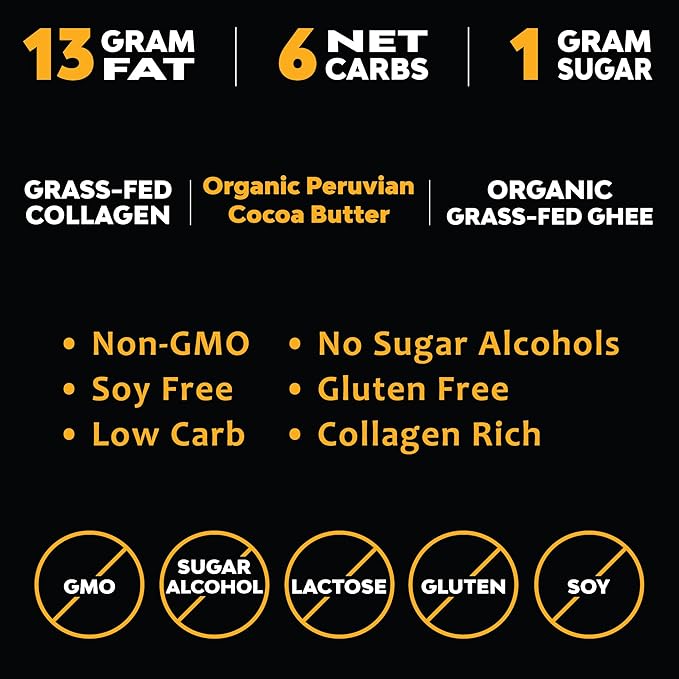 MariGold Keto Fat Bombs Snacks - Peanut Butter - Low Carb Collagen Rich Organic Peanut Protein Organic Peanut Butter + Almonds Slivers Gluten-Free Non-GMO (3 bags 5 Servings each)