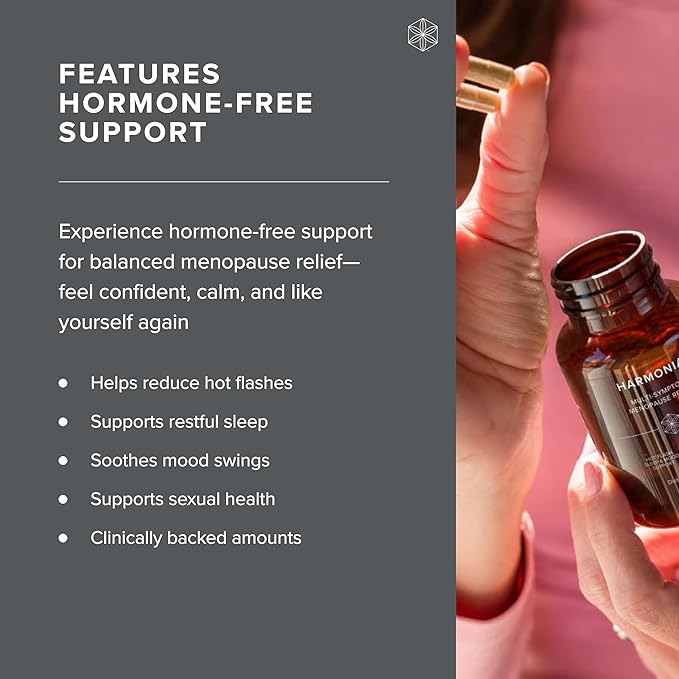 Isagenix Harmonia - Hormone-Free Multi-Sympton Menopause Support - 60 Capsules - 30 Servings