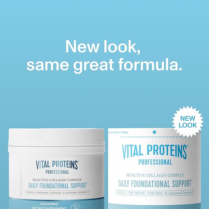 Vital Proteins® Professional Daily Foundational Support 12g Bioactive Collagen Peptides Reduces Fine Lines &amp Wrinkles Supports Joint Mobility**