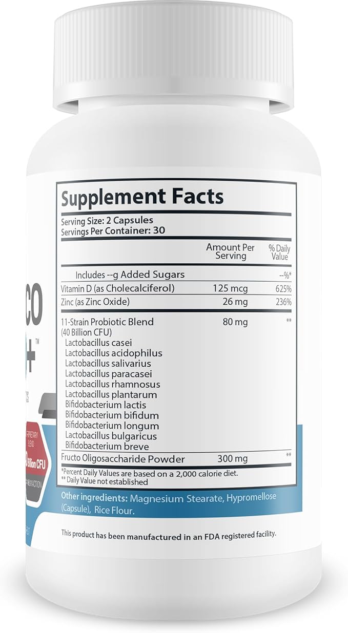 Pro Gluco Neuro + Probiotic Health Support - Digestive Immune Support to Promote Overall Blood &amp Body Health - Healthy Blood Balancing Probiotics Immune Support Formula