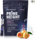 BONE SCIENCE Prime Height Multivitamin Powder for Kids &amp Teens Bone &amp Immune Support Sugar-Free Peach Flavor 16 Key Nutrients Easy Drink Mix 30 Sticks