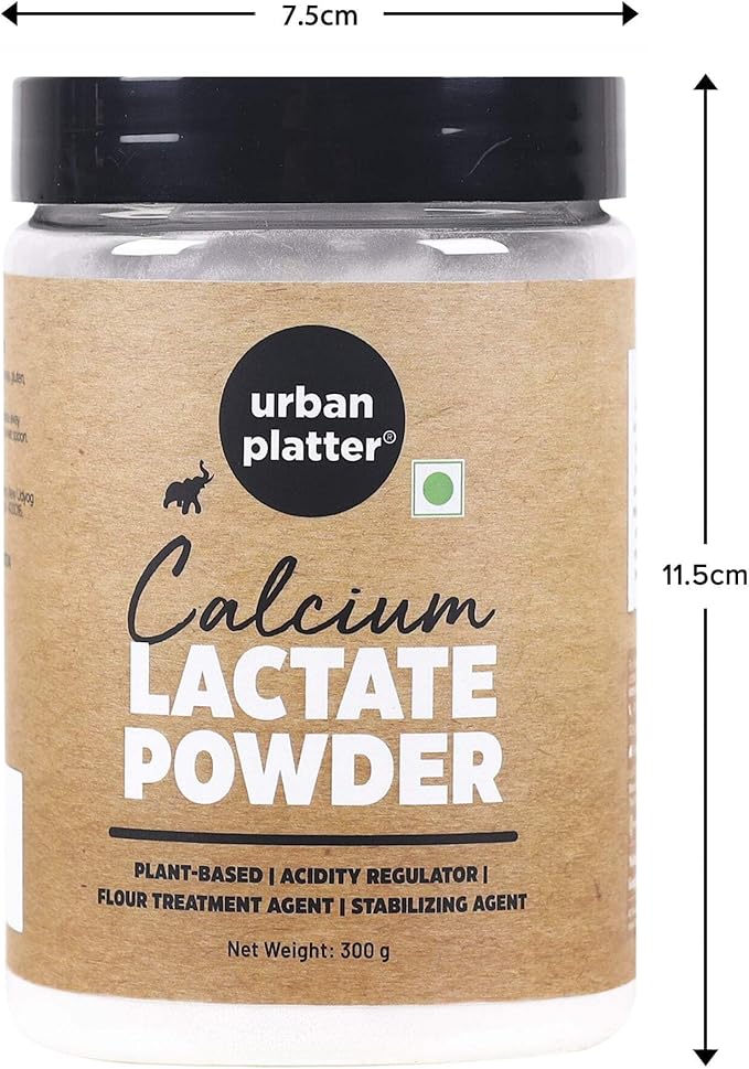 Calcium Lactate Powder 300 Gm (10.58 OZ) [Source of Calcium Spherification Bone Health]