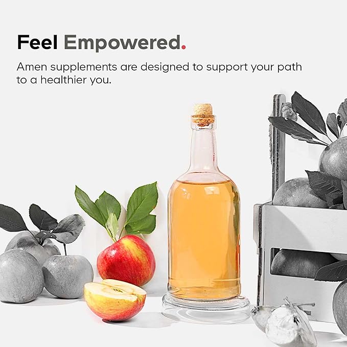 Amen Leaky Gut Supplement - Advanced Formula with Bioavailable L Glutamine Zinc Turmeric DGL Licorice Root - Marshmallow Root - Probiotics &amp Fermented Prebiotics - Vegan Non-GMO - 2-Pack