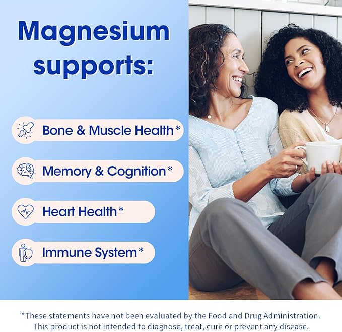 iMATCHME Magnesium Bisglycinate 100% Magnesium Supplement Support to Sleep &amp CalmnessHeart Healthy Muscle &amp Bones Maximum Absorption180 Capsules