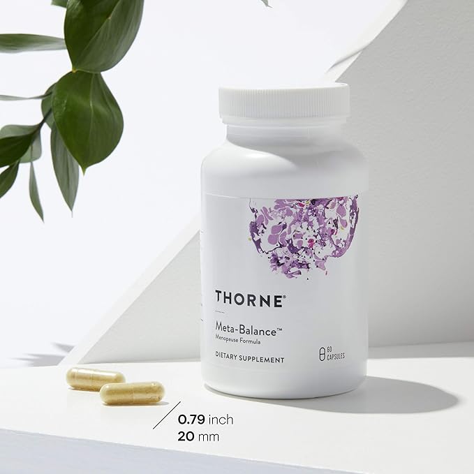THORNE - Healthy Aging &amp Menopause Support Bundle - ResveraCel &amp Meta-Balance - 30 to 60 Servings