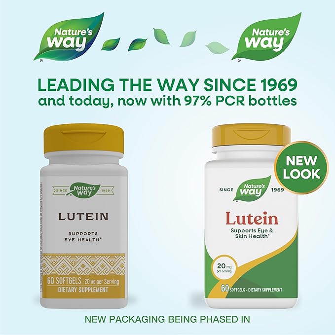 Nature's Way Lutein Supports Eye Health* 60 Soft Gels