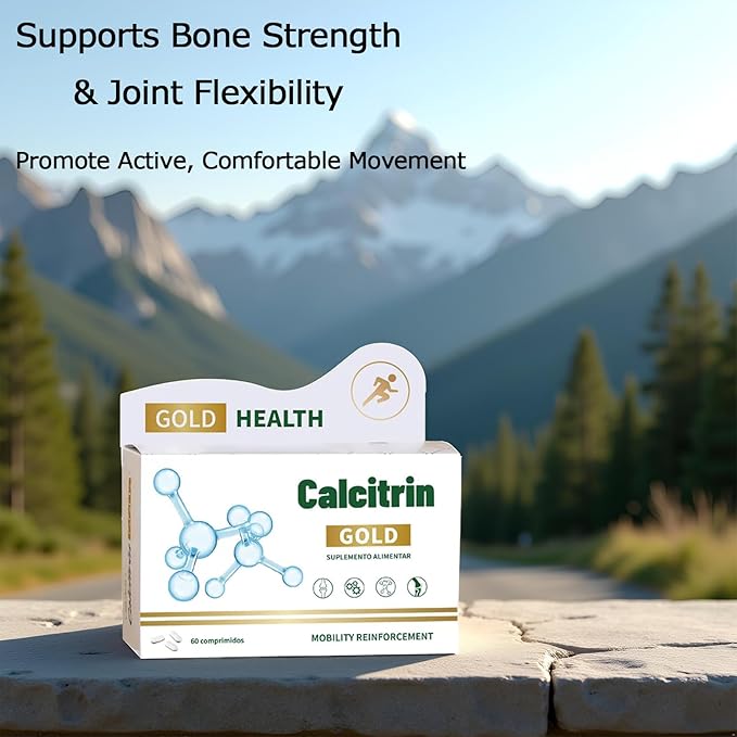 Calcitrin Gold Dietary Supplement Mobility Reinforcement 60 Tablets 1 Pack