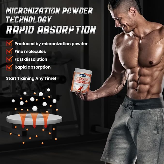 Creatine Creatine Monohydrate Keto Friendly Unflavored - Support Muscles Cellular Energy and Cognitive - 17.63 Oz(500g) - 100 Servings (500g)