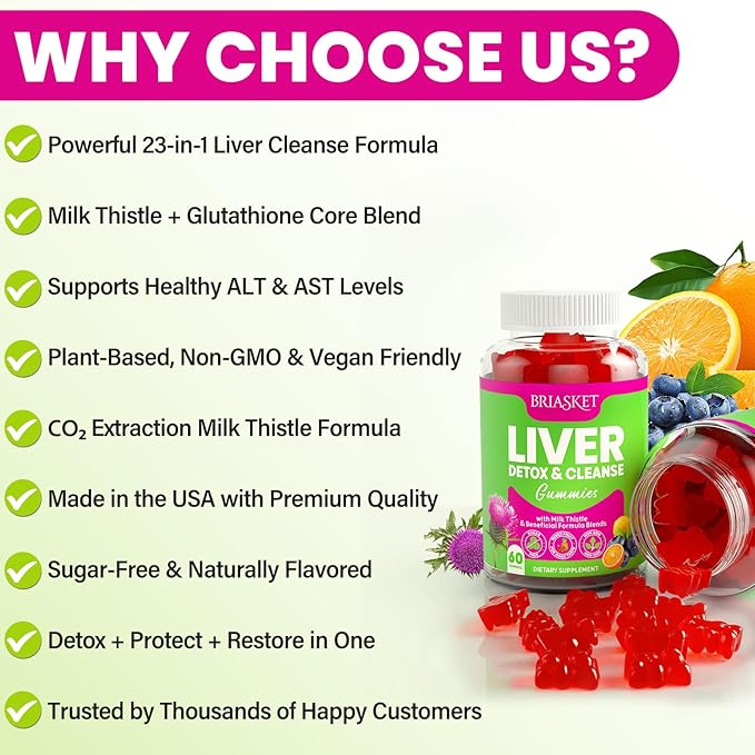 Liver Cleanse Detox &amp Repair Gummies-13P