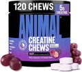 Animal Creatine Chews – 5g Creatine Monohydrate Tablets for Strength Power &amp Training Recovery Support – Enhanced Absorption with AstraGin® – Convenient Chewable Format – 120 Tablets