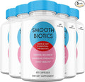 (5 Pack) Smooth Biotic Capsules All Natural Skin and Gut Capsules SmoothBiotic Supplement Premium Maximum Strength 5 Month Supply