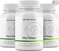Vital Detox Liver Supplement - First Enzyme-Focused Liver Health Formula - Contains NAC with Milk Thistle Sulforaphane and More 90 Servings