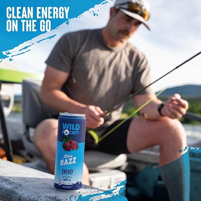 WILD SOCIETY Clear Isolate + Energy Drink Super Combo - Rocket Pop Clear Whey + Blue Razz Energy Drink