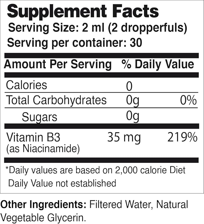 Life Solutions Vitamin B3 Niacinamide 2oz Dropper