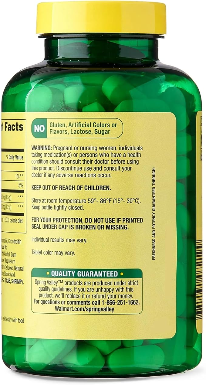 Glucosamine Chondroitin Triple Strength Joint Health 160 Tablets + Exclusive Vitamin Guide