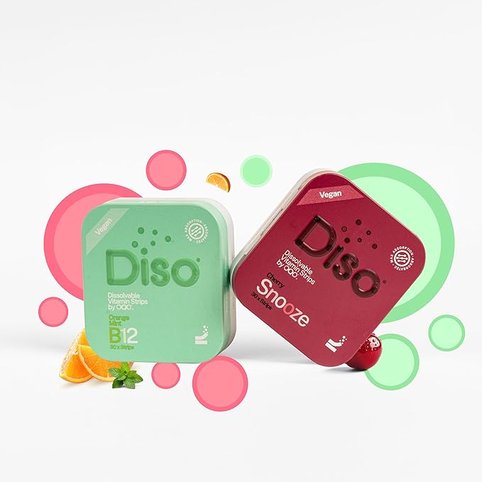 DISO Mental Clarity + Relaxation Bundle with B12 and Snooze 30 Dissolvable Oral Strips Each