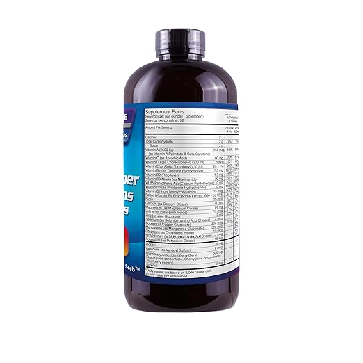 Dr's Advantage DA862 Liquid Children's Multivitamin and Minerals 16 oz.