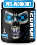 JNX SPORTS The Curse! Blue Raspberry Pre Workout Powder with Creatine – Extreme Energy Preworkout for Men &amp Women – 30 Servings – L Citrulline Beta Alanine &amp Caffeine for Pump Strength &amp