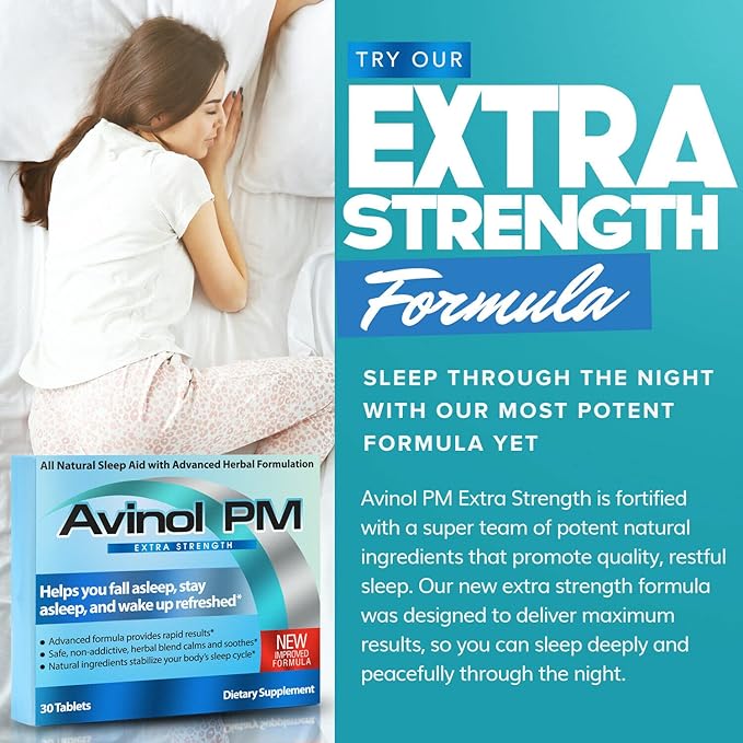 Sleep Bundle Extra Strength 30ct &amp Gummies 60ct - Natural Sleep Supplement (Combo- 2 Items)