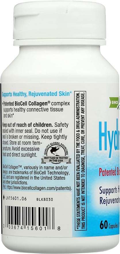 Nature's Way Hydraplenish Cruelty Free Environmentally Friendly 60 Capsules (Pack of 1)
