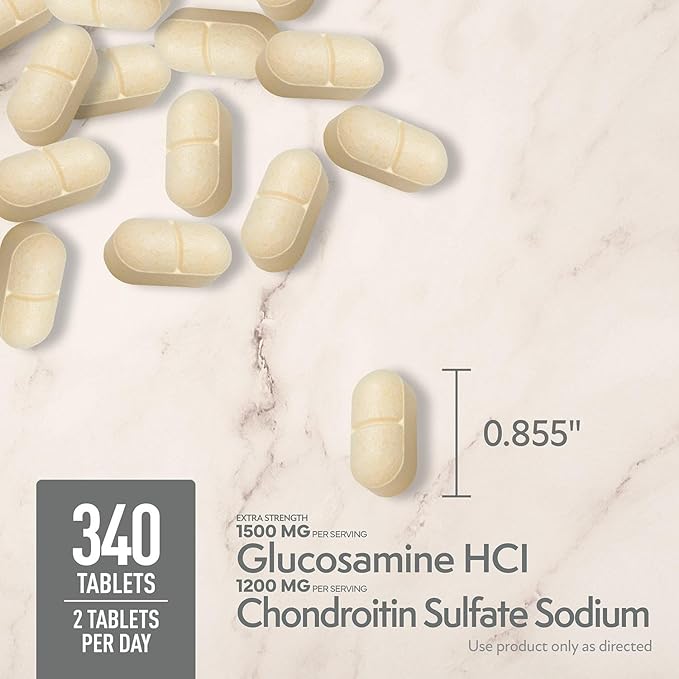 Members Mark Triple Strength Glucosamine Chondroitin (340 Count) (2 Pack)