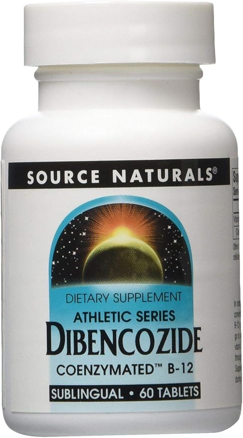 Source Naturals Dibencozide Coenzymated B-12 60 BioLingual Lozenges