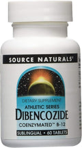 Source Naturals Dibencozide Coenzymated B-12 60 BioLingual Lozenges