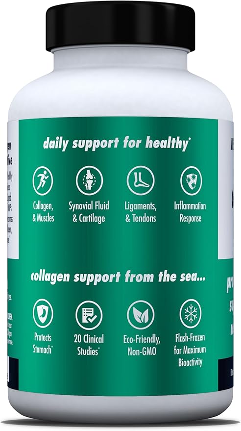 HEALTH DIRECT - BeActive Collagen Shield - 120 Capsules - Advanced Green-Lipped Mussel Supplement for Collagen Protection - Supports Skin Joints and Muscles