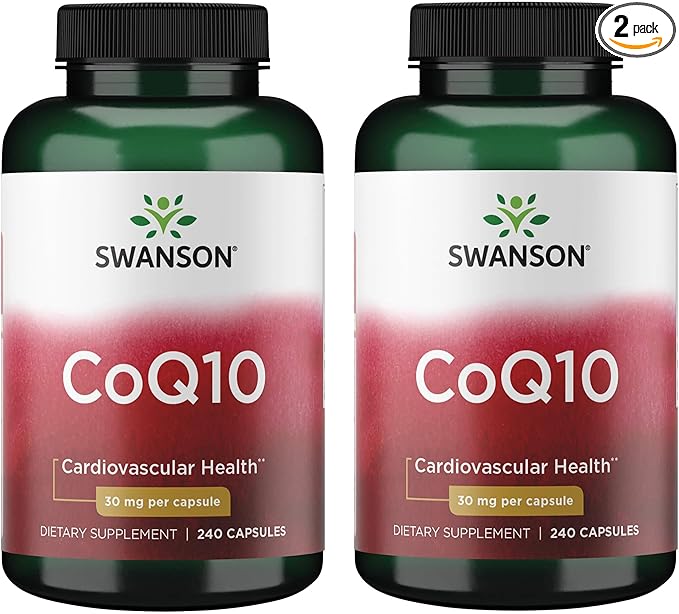 Swanson Coq10 30 mg 240 Caps (2 Pack)
