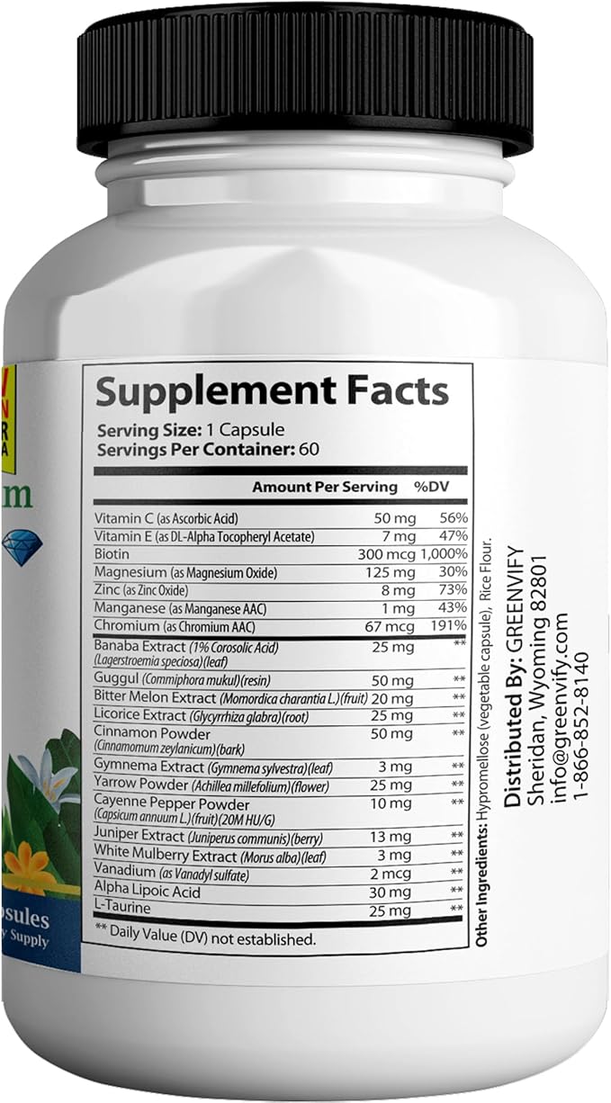 GlucoDiamond Banana Leaf Extract Vitamin E Vitamin C Magnesium Zinc (2)