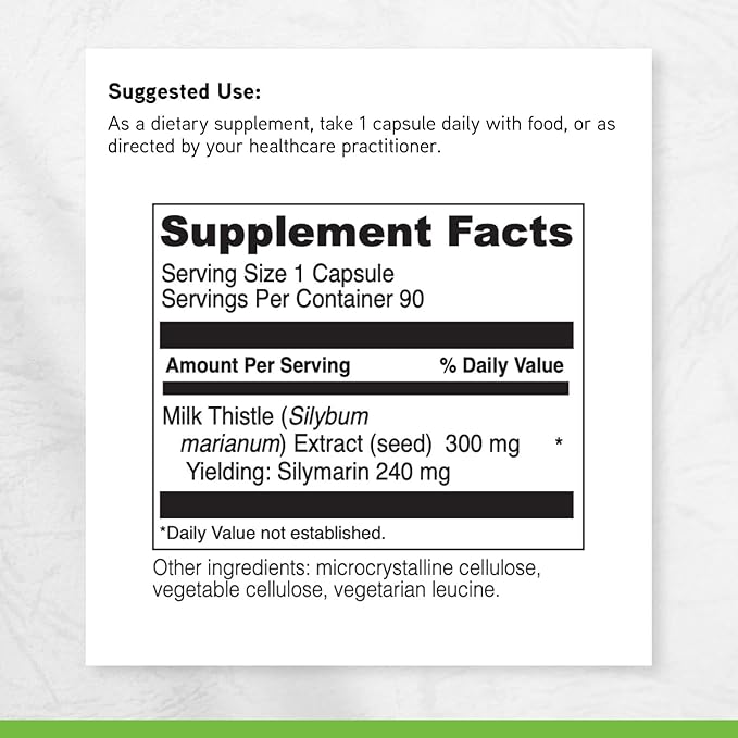 DAVINCI Labs Milk Thistle - Dietary Supplement to Support Liver Detoxification and Function Kidney Health and Healthy Digestion* - with Milk Thistle and More - Gluten-Free - 90 Vegetarian Capsules