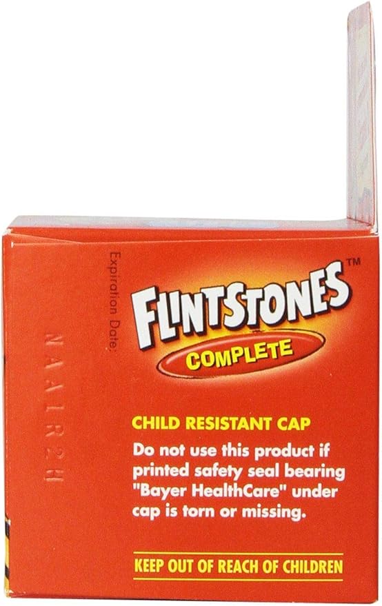 Flintstones Chewable Tablets Complete 60 ea (Pack of 2)