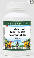 Kudzu and Milk Thistle Combination - 450 mg (100 Capsules ZIN: 513432) - 3 Pack
