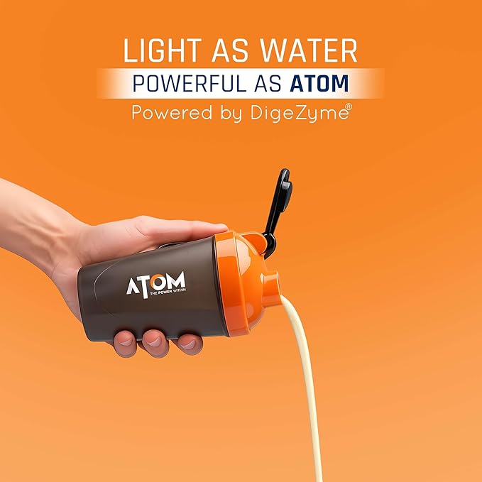 AS-IT-IS Atom Whey Protein 1kg/35.2 Oz With Digestive Enzymes | Usa Labdoor Certified for Accuracy &amp Purity | Cookies and Cream Flavor | 27g Protein | 5.7g Bcaaâ