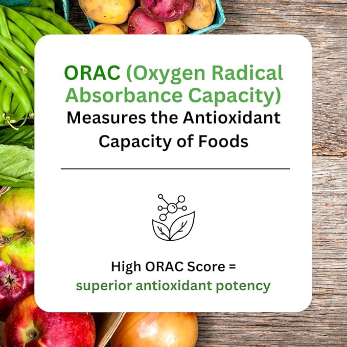 Paradise Herbs ORAC Energy Proteins &amp Greens Powder Antioxidant Power of 24 Servings of Fruits &amp Vegetables in 1 Scoop + 20g Protein Vanilla 14 Servings
