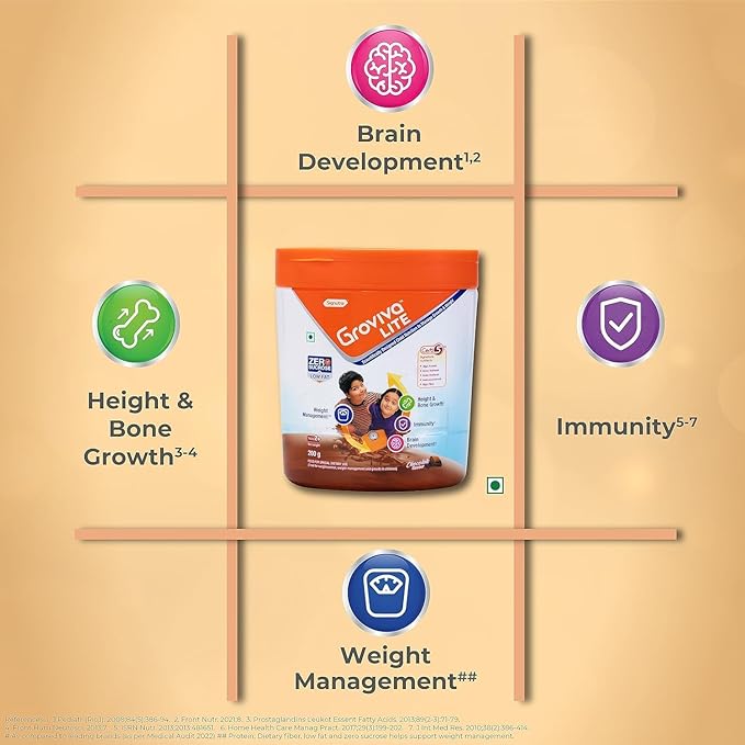 Child Nutrition to Manage Growth and Weight Chocolate - 200Grams-Jar