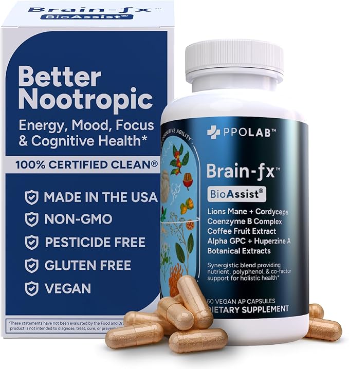 PPO Lab Immune FX Relief FX and Brain FX Starter Kit - Clean Certified &amp Non-GMO