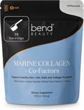 Bend Beauty Marine Collagen + Co-Factors | Unflavored Collagen Powder | Hydrolyzed Collagen Supplement | Fish Collagen Peptides + Silicon + Vitamin C | Supports Healthy Skin Hair and Nails