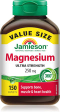 Jamieson Magnesium 250 mg 150 caplets Value Size