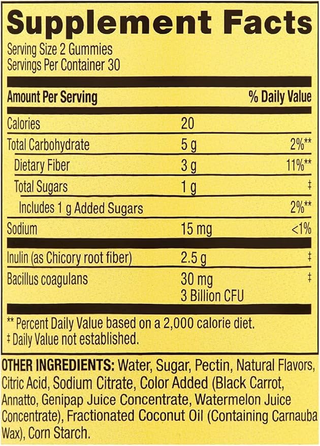 VSL Sticker + Spriing Valeey Adult Probiotic + Prebiotic Gummies 60 Count +