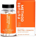 FUTURE METHOD Synbiotic Prebiotics for Men &amp Women - Probiotics &amp Prebiotic Supplement for Digestion Immunity &amp Regularity (60ct)
