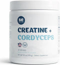 Creatine Monohydrate with Cordyceps &amp Hydrolyzed Collagen – Clean Energy &amp Performance Support – Daily Supplement – Made in USA – 9.5 oz