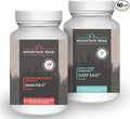 Mountain Peak Nutritionals Immuni-V &amp Sleep Easy Combo Pack - Herbal Supplement Duo with Antioxidants &amp Melatonin - Immune Support &amp Relaxation Formula - 60 Vegetarian Capsules Each
