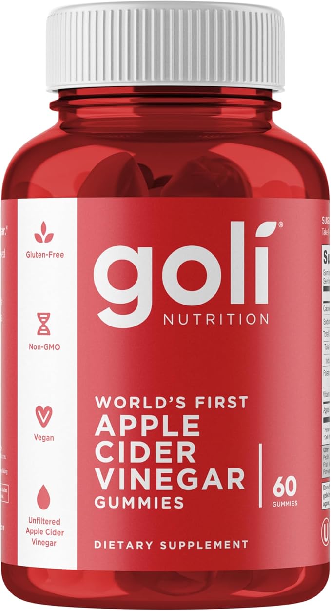 3 Bottles of Goli Favorites Bundle: Ashwagandha KSM-66 Apple Cider Vinegar Matcha Mind Supplements with Cognizin Vitamins D2 and B12